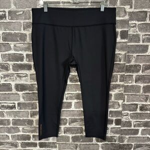 Tommie Copper Cool Cooper Core Compression Capri Pant Leggings black